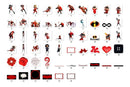 Kit Digital Os Incríveis