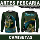 Estampas Camisetas Total Pescaria Pesca Arquivos Corel