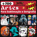 +700 Artes Animes, Filmes E Series | Sublimação & Serigrafia