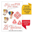 Arquivo De Corte Topo De Bolo Personalizado Faz Um Pix