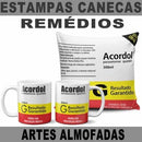 Estampas Remédios Almofadas Sublimação