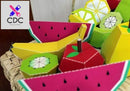 Arquivo Corte Silhouette Frutas 3D + Brinde