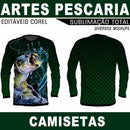 Estampas Camisetas Total Pescaria Pesca Arquivos Corel
