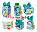 Pack de Arquivos De Corte Fundo Do Mar 6 Kits - Studio e PDF