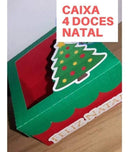 Arquivo De Corte Caixa De Natal Para 4 Doces