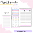 Arquivo Digital Miolos De Agendas Colorido 2023