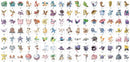 931 Pokémons - Para Imprimir, Silhouete Studio