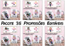 35 Artes De Profissões Femininas Para Canecas De Porcelana