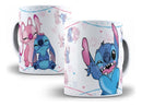 12 Arte Caneca Stitch E Angel Editável Pdf + Png