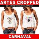 Estampas Cropped Carnaval Sublimação Editáveis