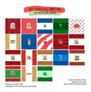 Estampas Pandoca Natal Png Sublimação Frases Coloridas