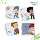 Kit Arquivos Encadernação - Agenda Escolar Infantil Berçário