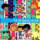 3 Palavrinhas Kit Digital ,alfabeto,numeros ,papeis +brinde