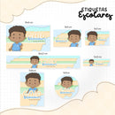 Arquivo Etiqueta Escolar Menino Negro 1 Studio Pdf Png Dxf