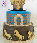 Arquivo corte Scanncut FCM Topper de Bolo Cavalos Haras