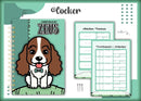 Caderneta Vacina Pet Cocker Macho -arquivo Digital