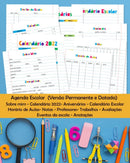 Arquivo Agenda Escolar Permanente 1 Dia Por Folha Completa