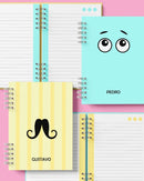 Coleção Arquivos Agendas Carinhas Capa Miolos 0512