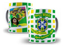 9 Artes Caneca Brasil 2022 Copa Do Mundo Catar Editável