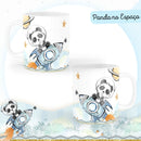 Encadernação Baby Panda No Espaço - Arquivo Digital