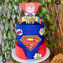Arquivo De Corte Topo De Bolo Super Homem Camada - Studio