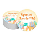Adesivo Casamento Corte da Gravata Operação Lua de Mel Viagem Sapatinho Noivos