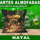 Artes Sublimação Almofadas Natal Papai Noel 300 Estampas