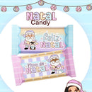 Kit Digital Natal Candy Arquivos Para Sublimação Em Png