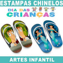 Estampas Dia Das Crianças Chinelos Sublimação Infantil