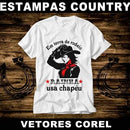 Estampas Country Rodeio Cavalo Sublimação Corel Mockups