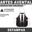 Sublimação Avental Artes Estampas Digitais Mockups Corel