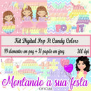 Kit Digital Pop It Candy Colors