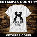 Estampas Country Rodeio Cavalo Sublimação Corel Mockups