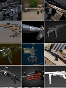 Pack Stl Armas Decorativas E Airsoft Para Impressão 3d