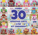 Arquivo Digital Corte Pdf E Silhouette Kit Cineminha Diverso