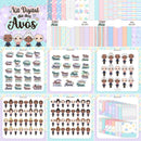 Kit Arquivo Digital Dia Dos Avós Completo Em Png