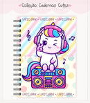 Caderno Cute Menina 5 - Arquivo Digital