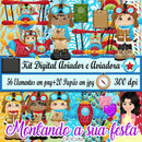 Kit Digital Aviador E Aviadora