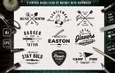 Pack Logos Y Elementos Nórdicos Retro Vectorizados