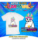 Pacote Estampas Flork Carnaval Artes Png