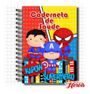 Arquivo Digital Capa De Caderneta De Vacina Super Heróis