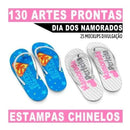 Estampas Chinelos Dia Dos Namorados