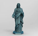 Sagrado Coração De Jesus - Arquivo Stl Impressão 3d Estatua