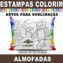 Desenhos Png Colorir Almofadas Dia Das Crianças