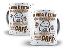 Artes Flork Sublimação Caneca Café 24 Arquivos Editáveis