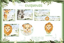 Etiqueta Escolar Safari - Arquivo Digital