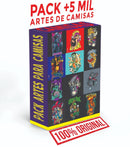 Pack + 5 Mil Artes De Camisas - Sublimação E Serigrafia