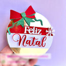Arquivo De Corte Topo 7- Feliz Natal Circular - Studio/svg