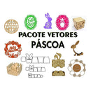 Pacote Vetores Pascoa Cnc Laser Router Corte Mdf Dxf Cdr