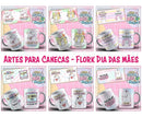 61 Artes Para Canecas De Porcelana | Dia Das Mães Flork